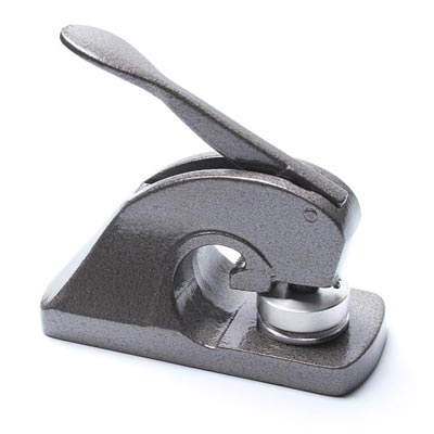 silver grey  desktop book embosser