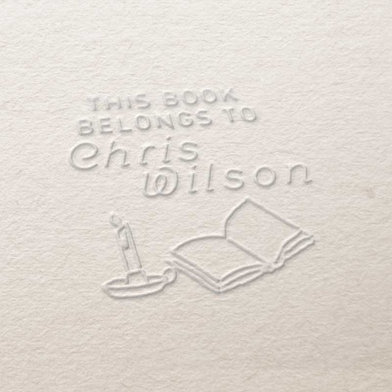 Book Embosser Design Ex Libris Design Book Seal Book Stamp