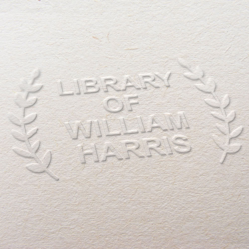 Book Embosser Design Ex Libris Design Book Seal Book Stamp