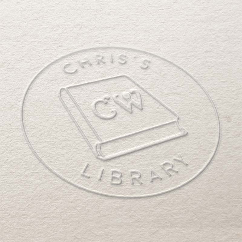 Book Embosser Design Ex Libris Design Book Seal Book Stamp