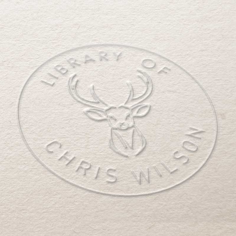 Book Embosser Design Ex Libris Design Book Seal Book Stamp