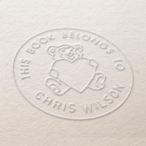 Book Embosser Design Ex Libris Design Book Seal Book Stamp